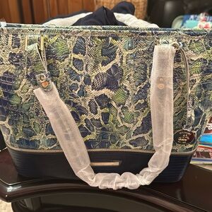 Brahmin medium Asher green viper mackay purse NWT